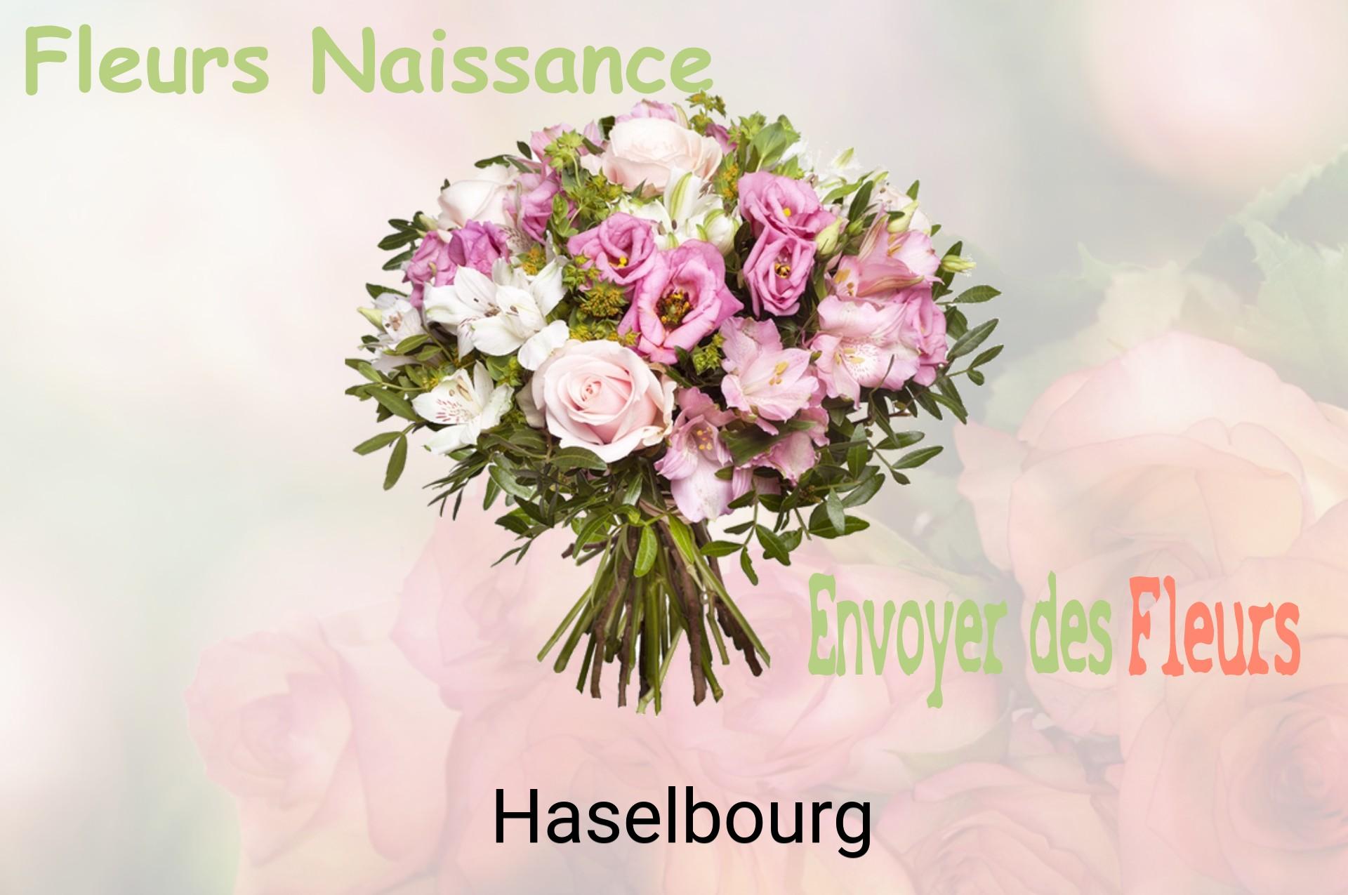 Bouquet de fleurs de naissance livré à Haselbourg